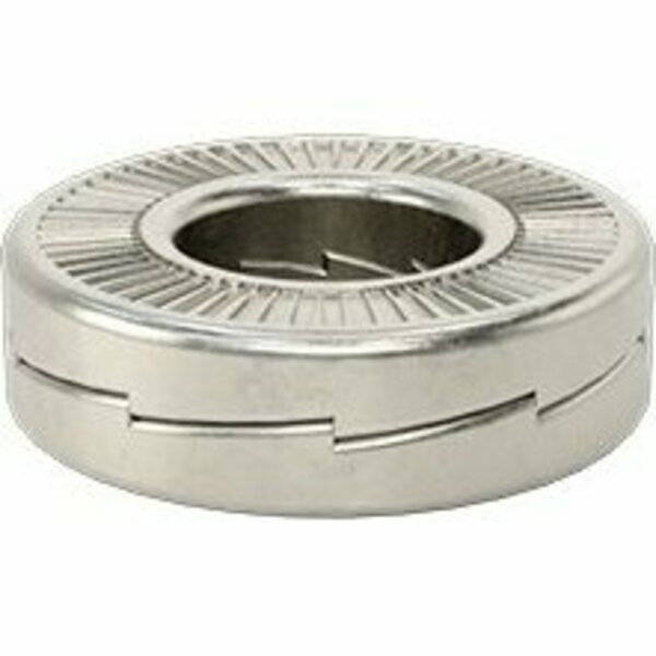Bsc Preferred 316 Stainless Steel Wedge Lock Washer for Number 5 and M3 Screw Size 0.13 ID 0.28 OD, 5PK 91812A212